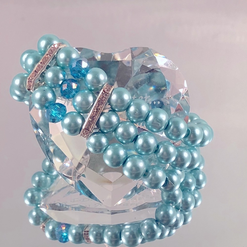 Triple Faux Pearl Bracelets